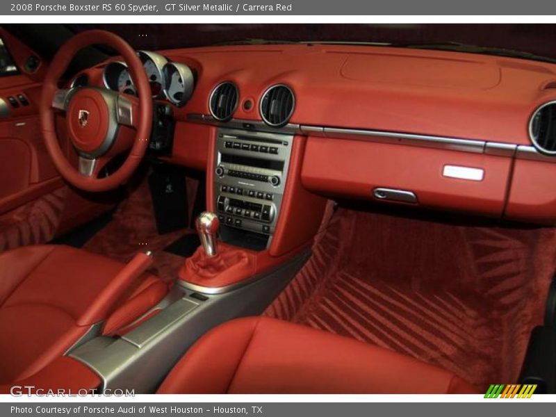 GT Silver Metallic / Carrera Red 2008 Porsche Boxster RS 60 Spyder