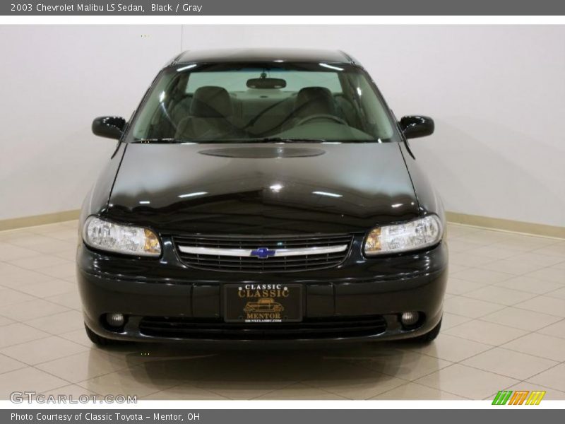 Black / Gray 2003 Chevrolet Malibu LS Sedan