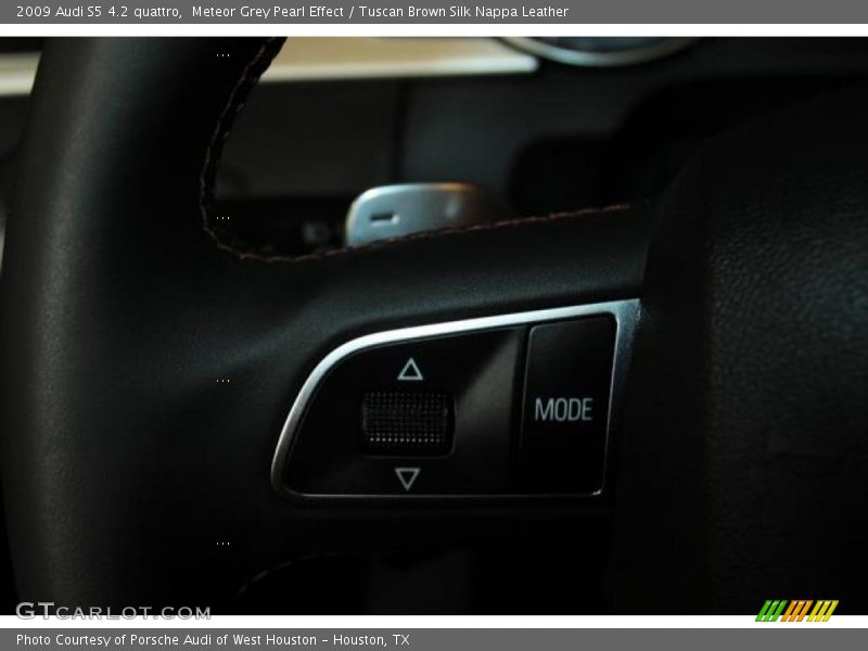 Meteor Grey Pearl Effect / Tuscan Brown Silk Nappa Leather 2009 Audi S5 4.2 quattro