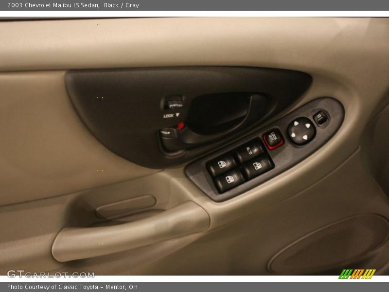 Black / Gray 2003 Chevrolet Malibu LS Sedan
