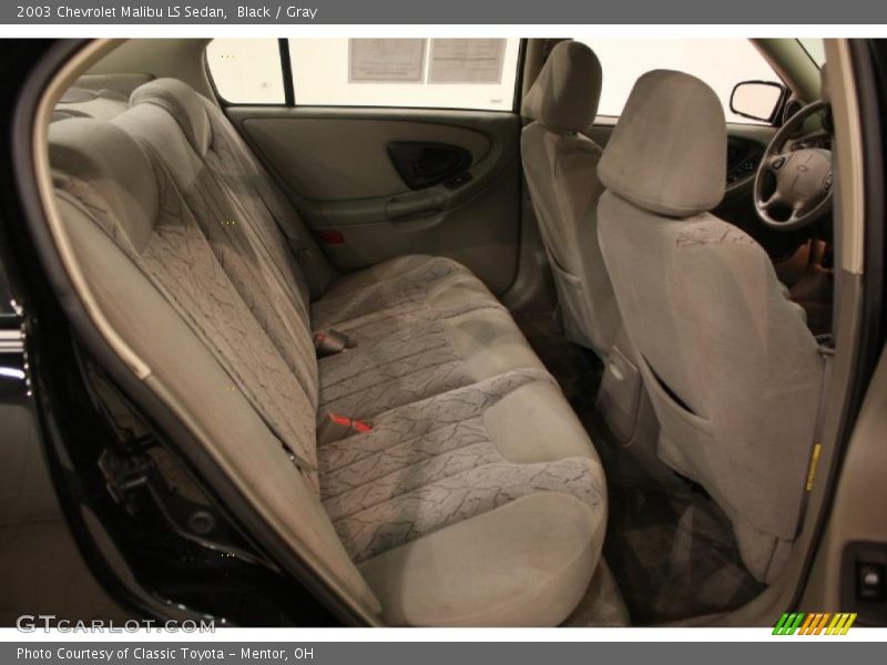 Black / Gray 2003 Chevrolet Malibu LS Sedan