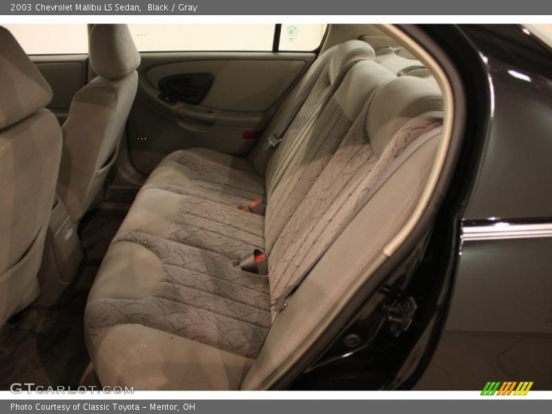 Black / Gray 2003 Chevrolet Malibu LS Sedan