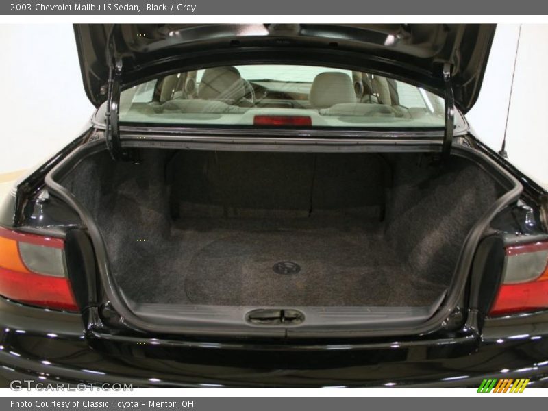 Black / Gray 2003 Chevrolet Malibu LS Sedan