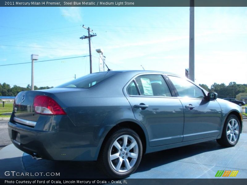 Steel Blue Metallic / Medium Light Stone 2011 Mercury Milan I4 Premier