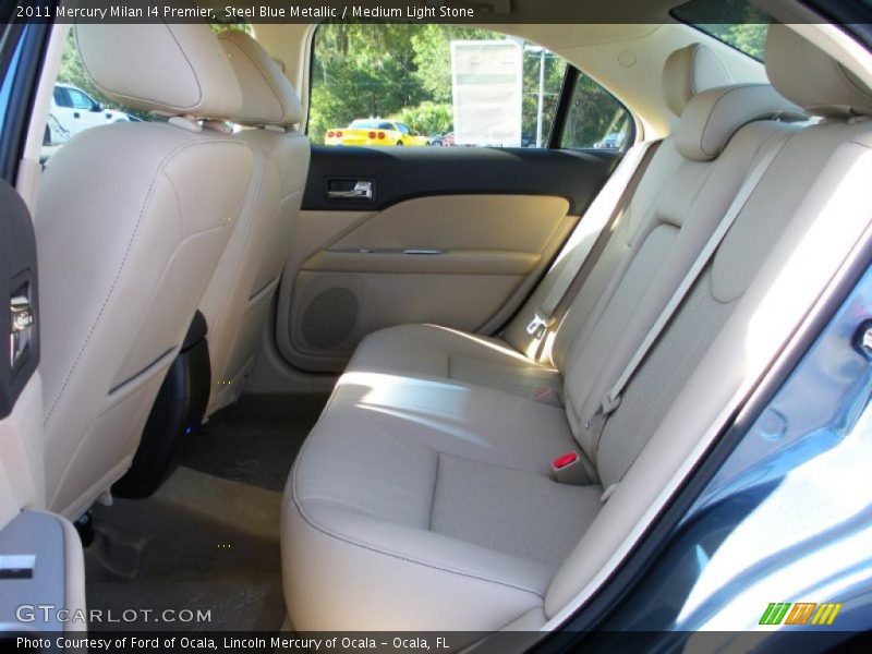 Steel Blue Metallic / Medium Light Stone 2011 Mercury Milan I4 Premier