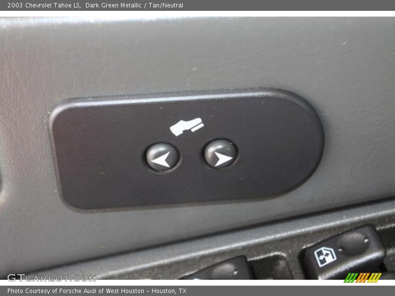 Dark Green Metallic / Tan/Neutral 2003 Chevrolet Tahoe LS
