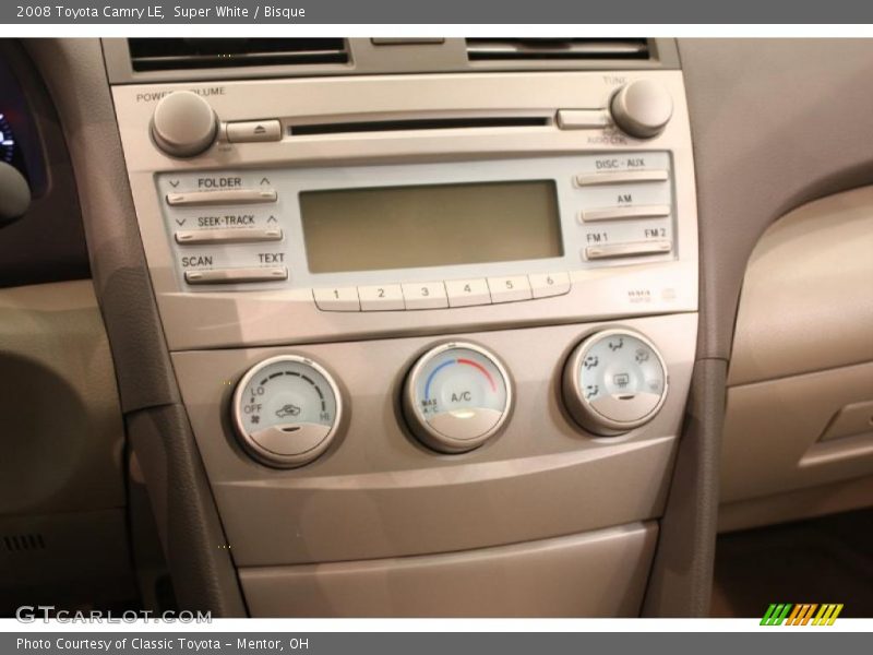 Super White / Bisque 2008 Toyota Camry LE