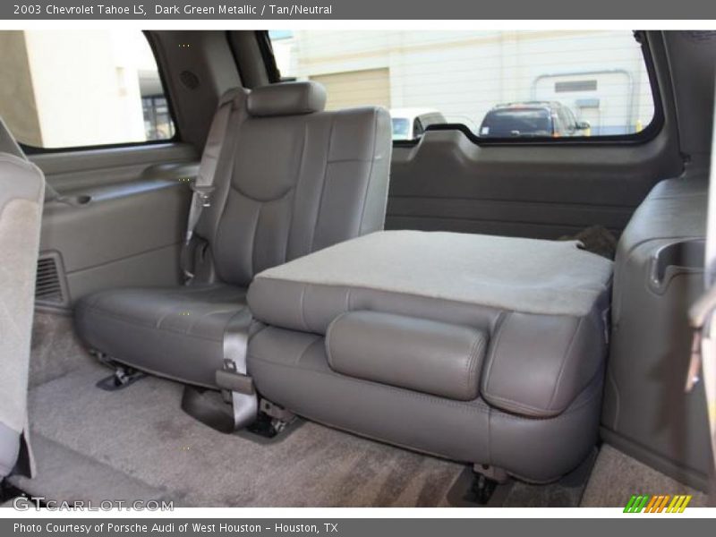 Dark Green Metallic / Tan/Neutral 2003 Chevrolet Tahoe LS