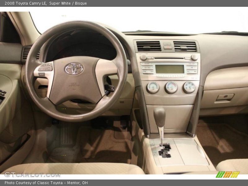 Super White / Bisque 2008 Toyota Camry LE