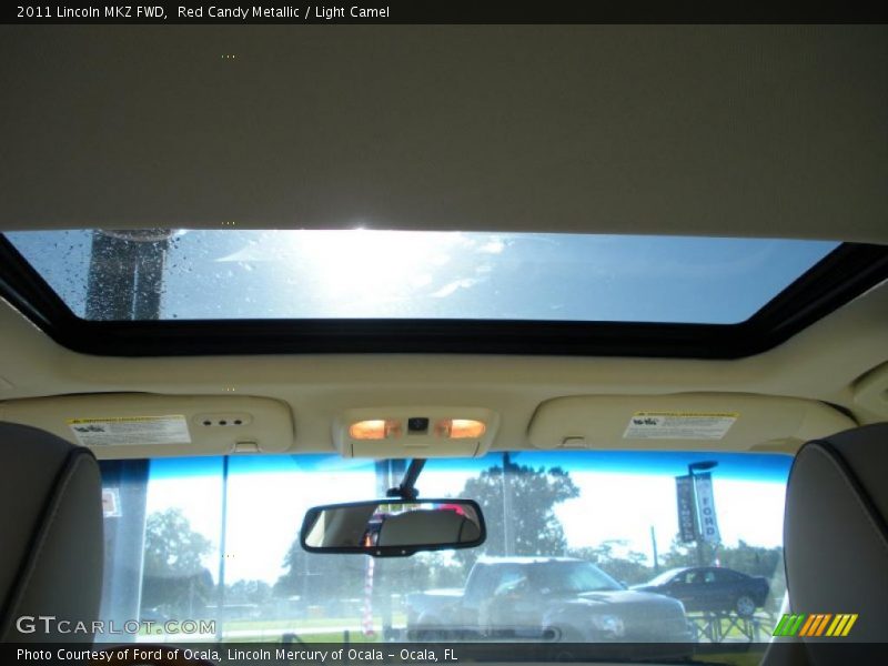 Red Candy Metallic / Light Camel 2011 Lincoln MKZ FWD