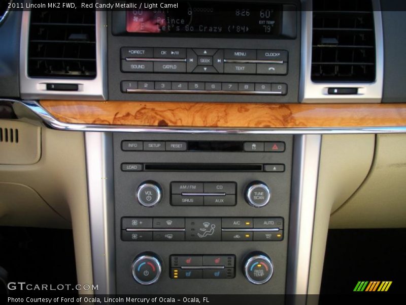 Red Candy Metallic / Light Camel 2011 Lincoln MKZ FWD