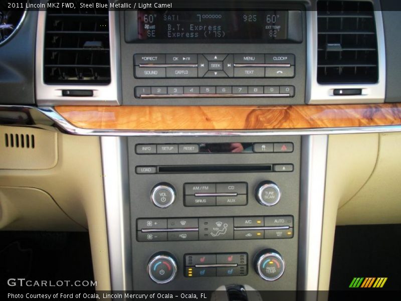 Steel Blue Metallic / Light Camel 2011 Lincoln MKZ FWD
