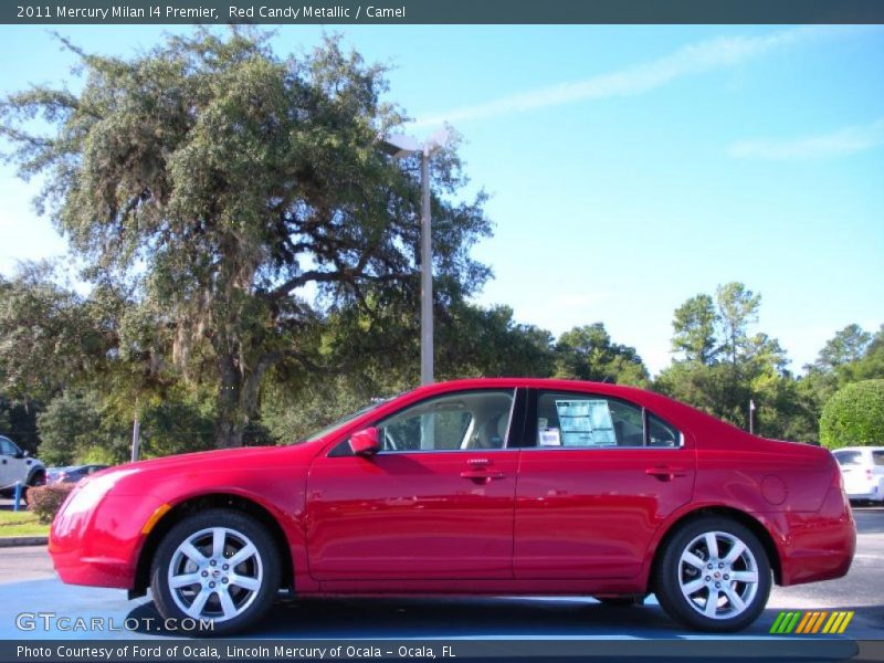 Red Candy Metallic / Camel 2011 Mercury Milan I4 Premier
