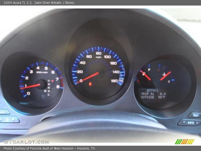 Satin Silver Metallic / Ebony 2004 Acura TL 3.2