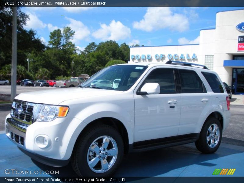 White Suede / Charcoal Black 2011 Ford Escape Limited