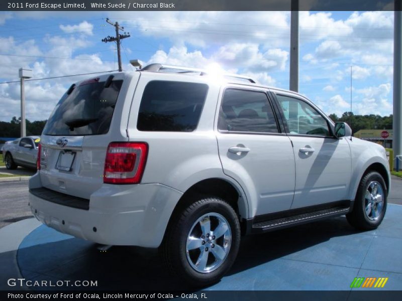 White Suede / Charcoal Black 2011 Ford Escape Limited
