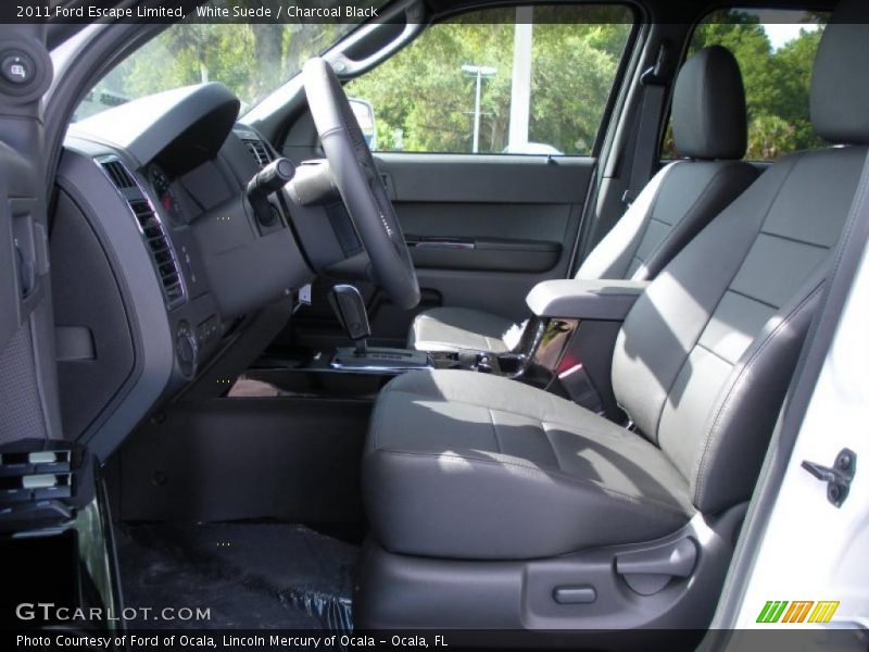 White Suede / Charcoal Black 2011 Ford Escape Limited