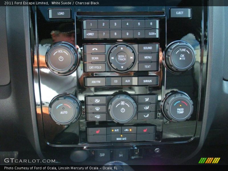 White Suede / Charcoal Black 2011 Ford Escape Limited