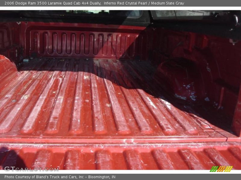 Inferno Red Crystal Pearl / Medium Slate Gray 2006 Dodge Ram 3500 Laramie Quad Cab 4x4 Dually
