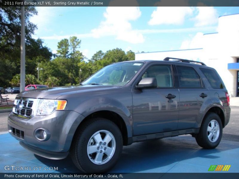 Sterling Grey Metallic / Stone 2011 Ford Escape XLT V6