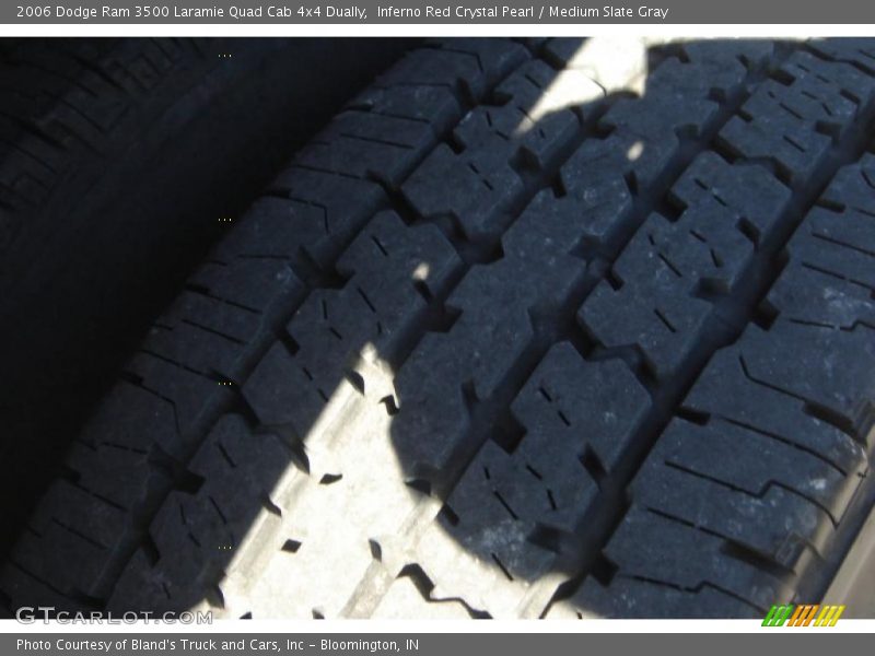 Inferno Red Crystal Pearl / Medium Slate Gray 2006 Dodge Ram 3500 Laramie Quad Cab 4x4 Dually