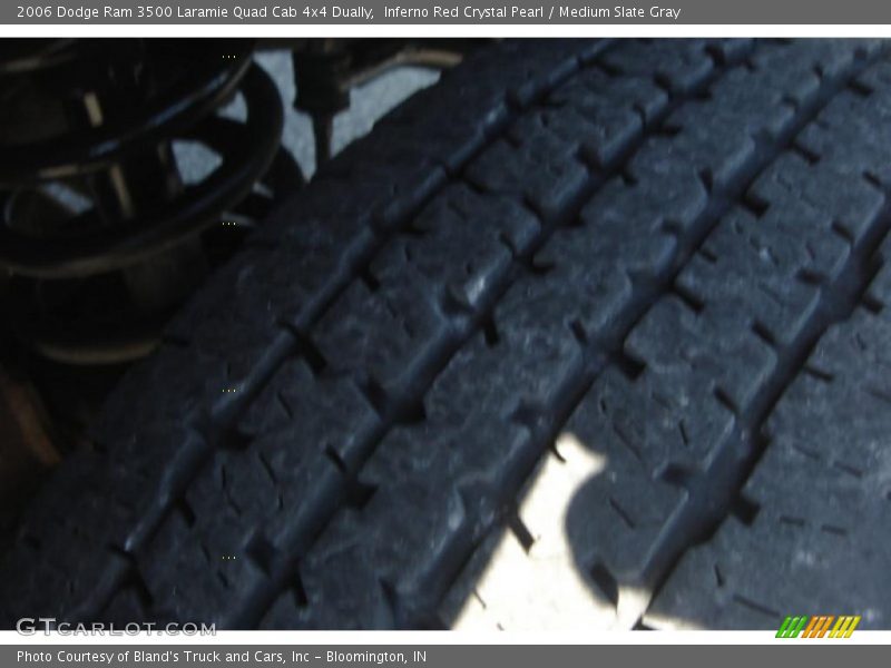 Inferno Red Crystal Pearl / Medium Slate Gray 2006 Dodge Ram 3500 Laramie Quad Cab 4x4 Dually