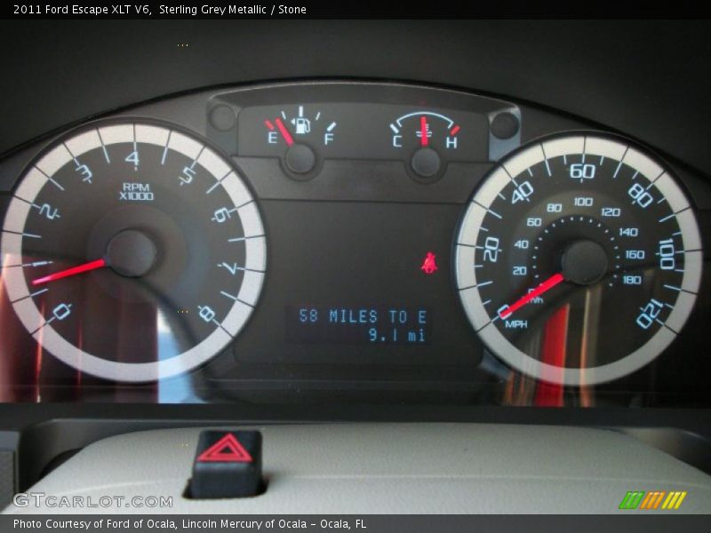 Sterling Grey Metallic / Stone 2011 Ford Escape XLT V6