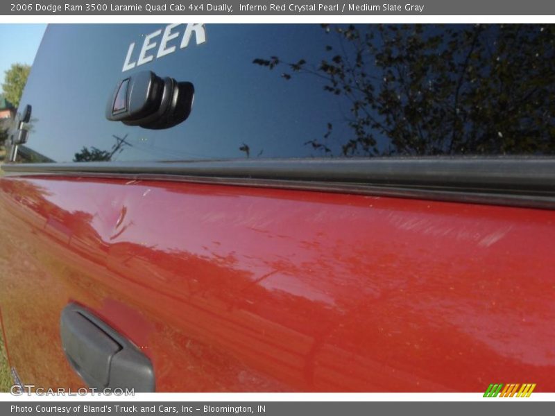 Inferno Red Crystal Pearl / Medium Slate Gray 2006 Dodge Ram 3500 Laramie Quad Cab 4x4 Dually