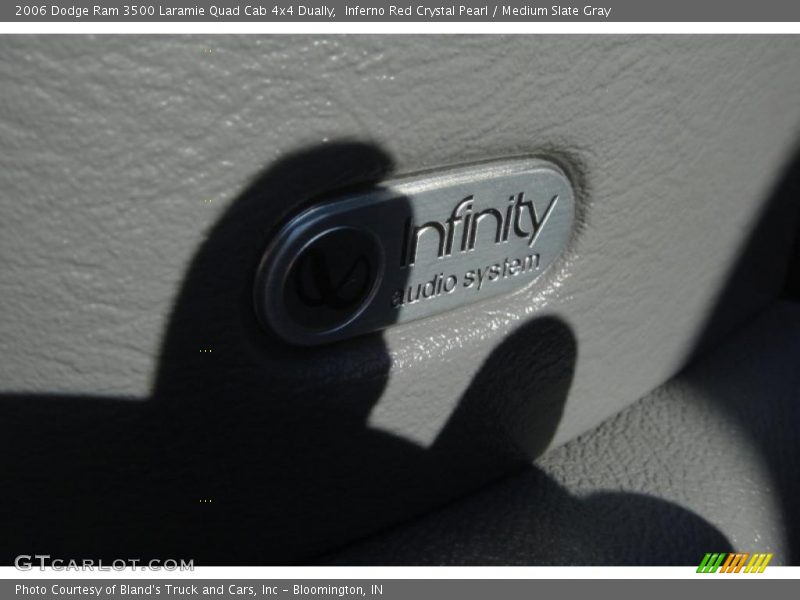Inferno Red Crystal Pearl / Medium Slate Gray 2006 Dodge Ram 3500 Laramie Quad Cab 4x4 Dually