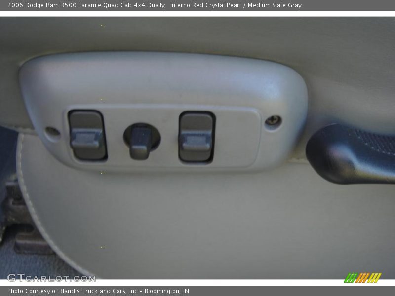 Inferno Red Crystal Pearl / Medium Slate Gray 2006 Dodge Ram 3500 Laramie Quad Cab 4x4 Dually