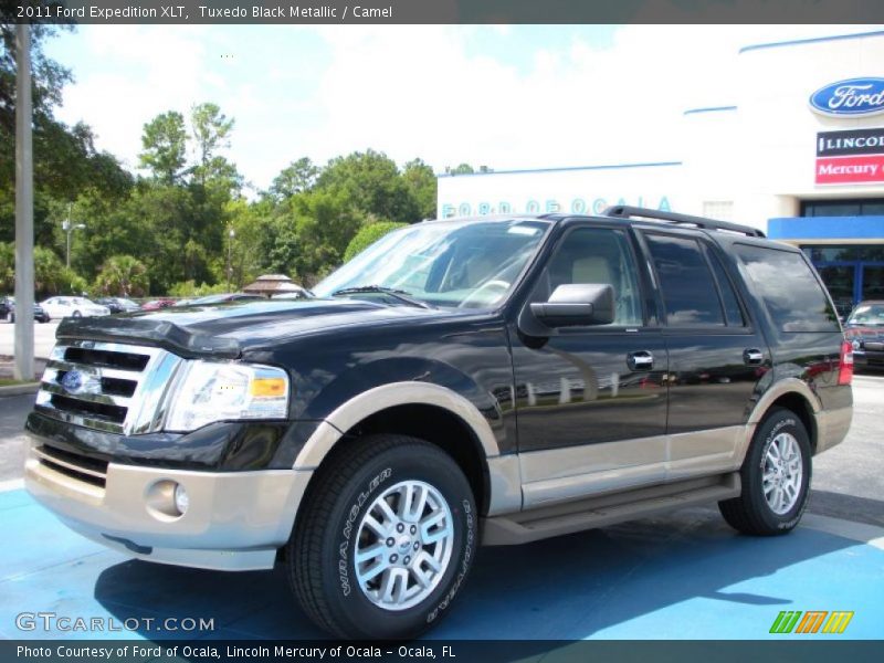 Tuxedo Black Metallic / Camel 2011 Ford Expedition XLT