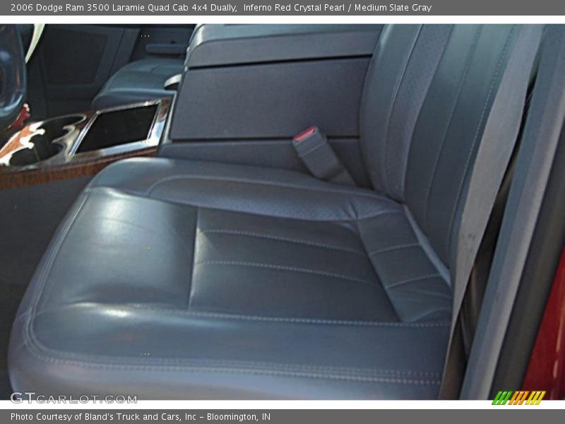 Inferno Red Crystal Pearl / Medium Slate Gray 2006 Dodge Ram 3500 Laramie Quad Cab 4x4 Dually