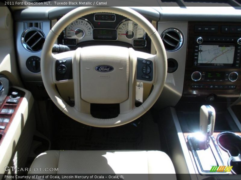 Tuxedo Black Metallic / Camel 2011 Ford Expedition XLT