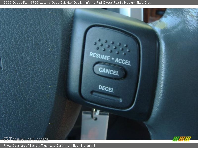 Inferno Red Crystal Pearl / Medium Slate Gray 2006 Dodge Ram 3500 Laramie Quad Cab 4x4 Dually
