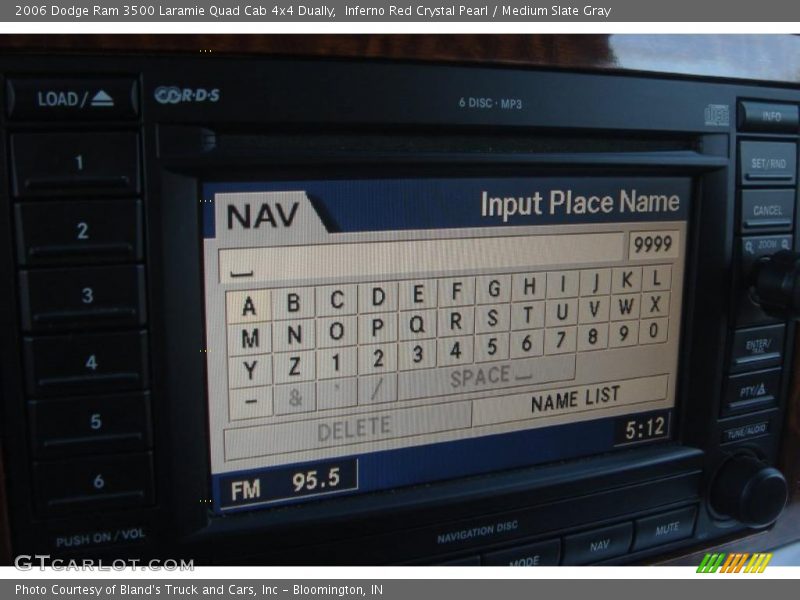 Inferno Red Crystal Pearl / Medium Slate Gray 2006 Dodge Ram 3500 Laramie Quad Cab 4x4 Dually