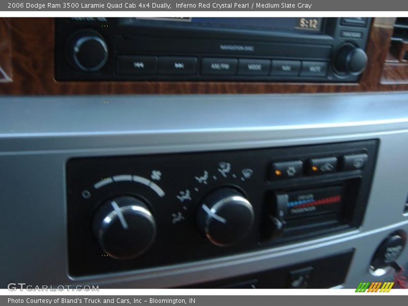 Inferno Red Crystal Pearl / Medium Slate Gray 2006 Dodge Ram 3500 Laramie Quad Cab 4x4 Dually
