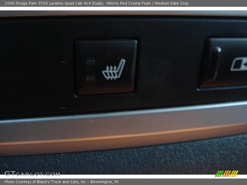 Inferno Red Crystal Pearl / Medium Slate Gray 2006 Dodge Ram 3500 Laramie Quad Cab 4x4 Dually