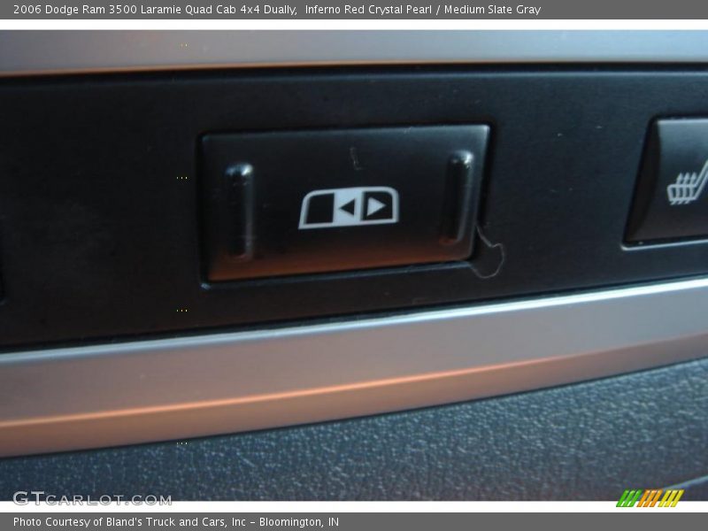 Inferno Red Crystal Pearl / Medium Slate Gray 2006 Dodge Ram 3500 Laramie Quad Cab 4x4 Dually