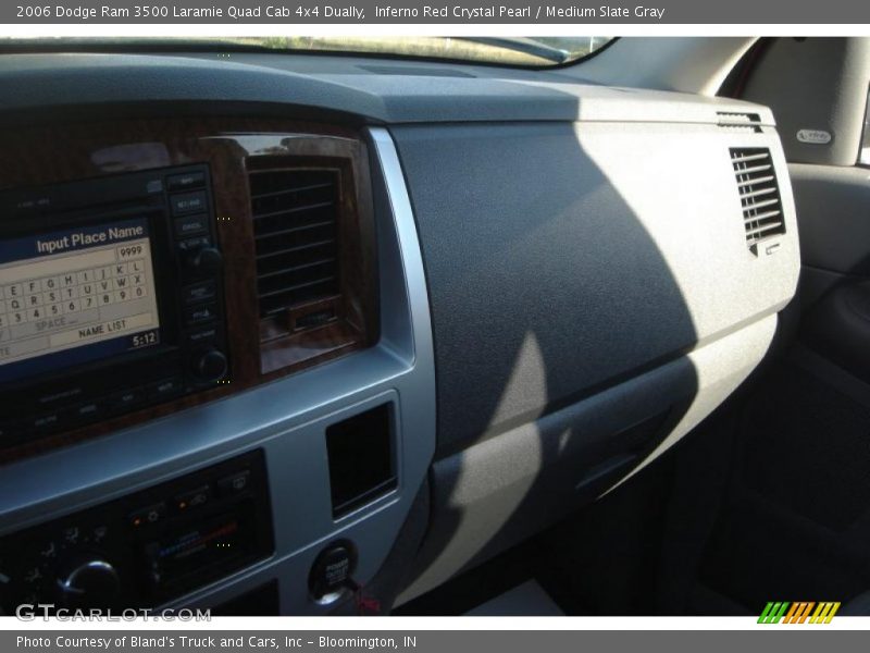 Inferno Red Crystal Pearl / Medium Slate Gray 2006 Dodge Ram 3500 Laramie Quad Cab 4x4 Dually