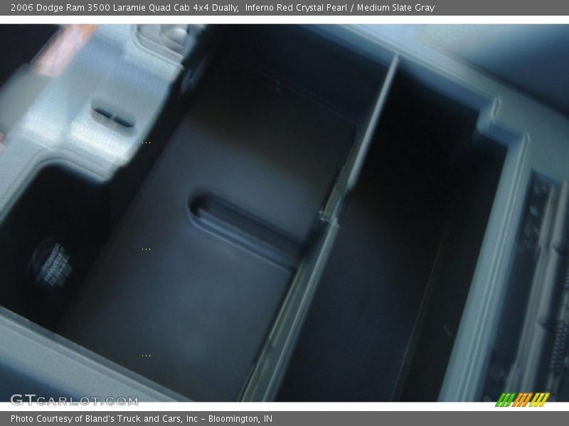 Inferno Red Crystal Pearl / Medium Slate Gray 2006 Dodge Ram 3500 Laramie Quad Cab 4x4 Dually