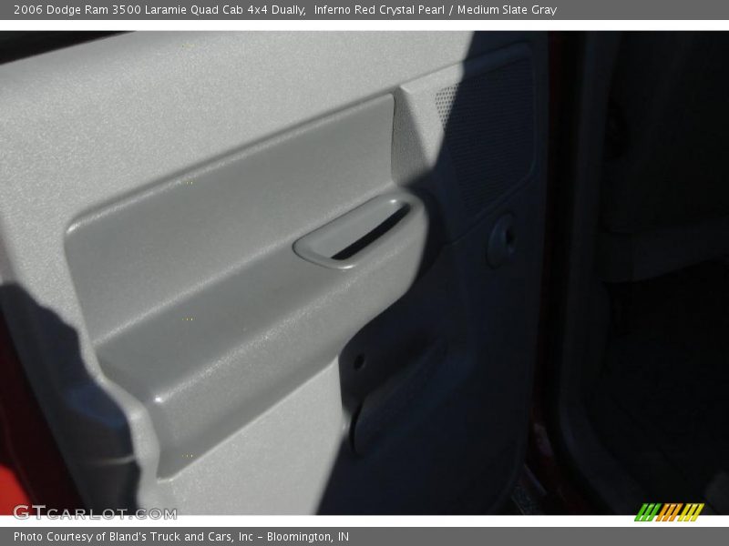 Inferno Red Crystal Pearl / Medium Slate Gray 2006 Dodge Ram 3500 Laramie Quad Cab 4x4 Dually