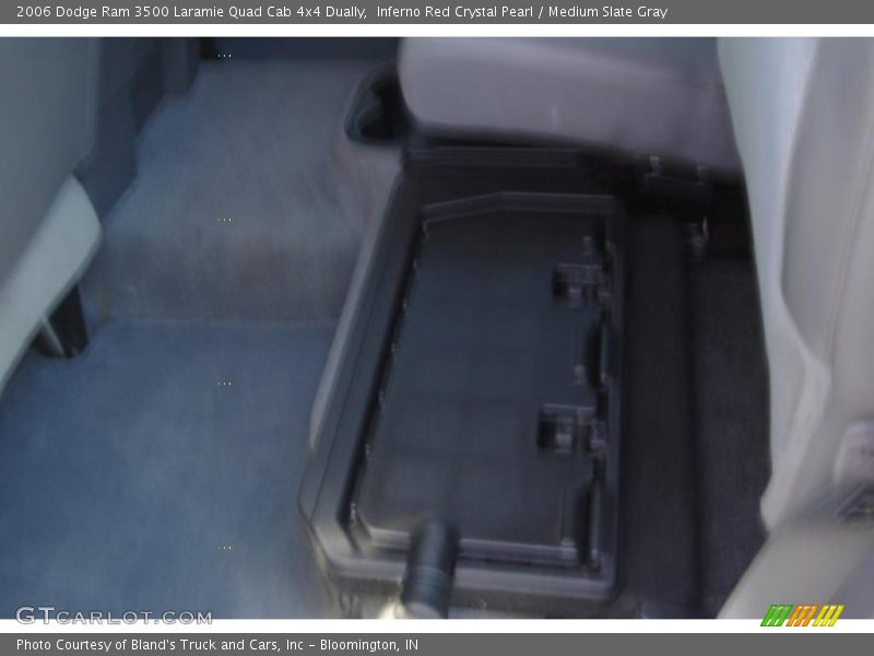 Inferno Red Crystal Pearl / Medium Slate Gray 2006 Dodge Ram 3500 Laramie Quad Cab 4x4 Dually