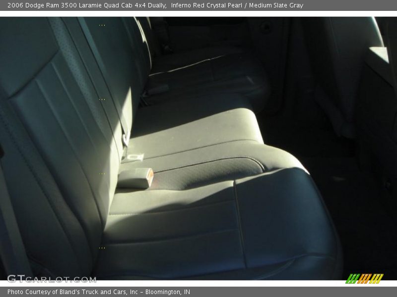 Inferno Red Crystal Pearl / Medium Slate Gray 2006 Dodge Ram 3500 Laramie Quad Cab 4x4 Dually