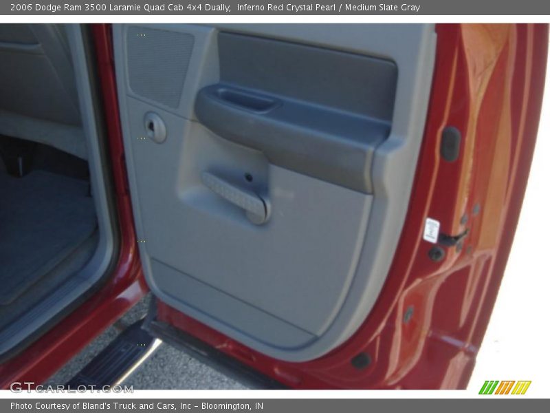 Inferno Red Crystal Pearl / Medium Slate Gray 2006 Dodge Ram 3500 Laramie Quad Cab 4x4 Dually