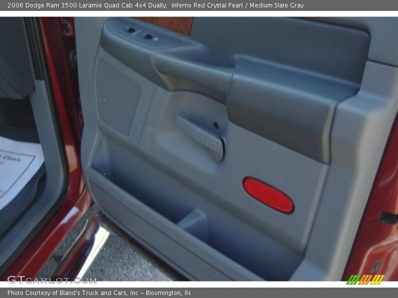 Inferno Red Crystal Pearl / Medium Slate Gray 2006 Dodge Ram 3500 Laramie Quad Cab 4x4 Dually