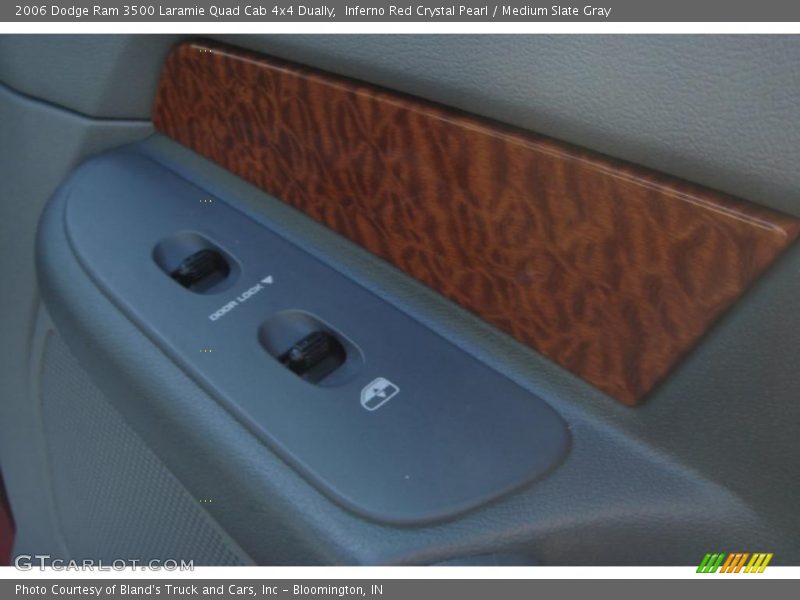 Inferno Red Crystal Pearl / Medium Slate Gray 2006 Dodge Ram 3500 Laramie Quad Cab 4x4 Dually