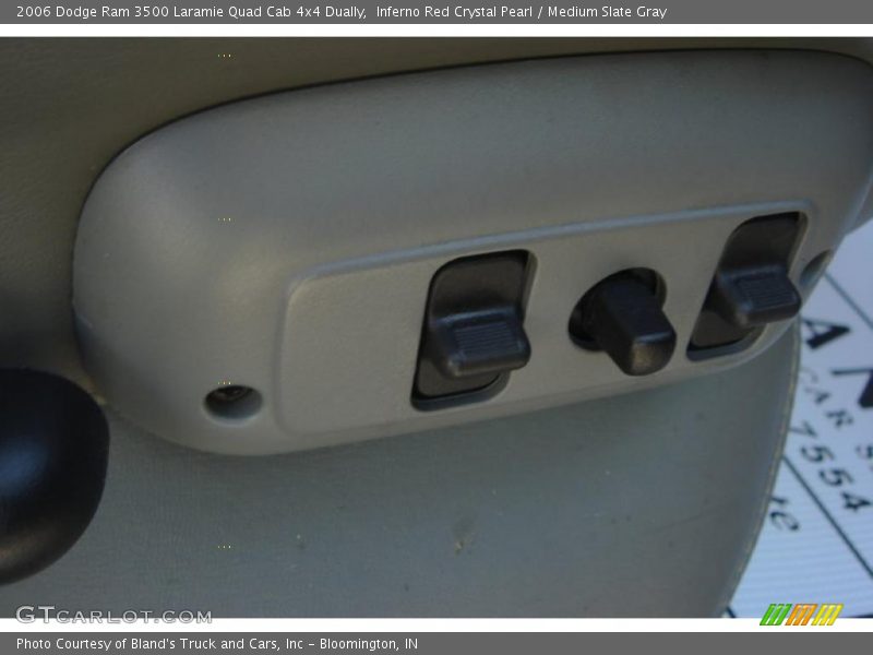 Inferno Red Crystal Pearl / Medium Slate Gray 2006 Dodge Ram 3500 Laramie Quad Cab 4x4 Dually