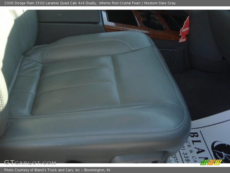 Inferno Red Crystal Pearl / Medium Slate Gray 2006 Dodge Ram 3500 Laramie Quad Cab 4x4 Dually
