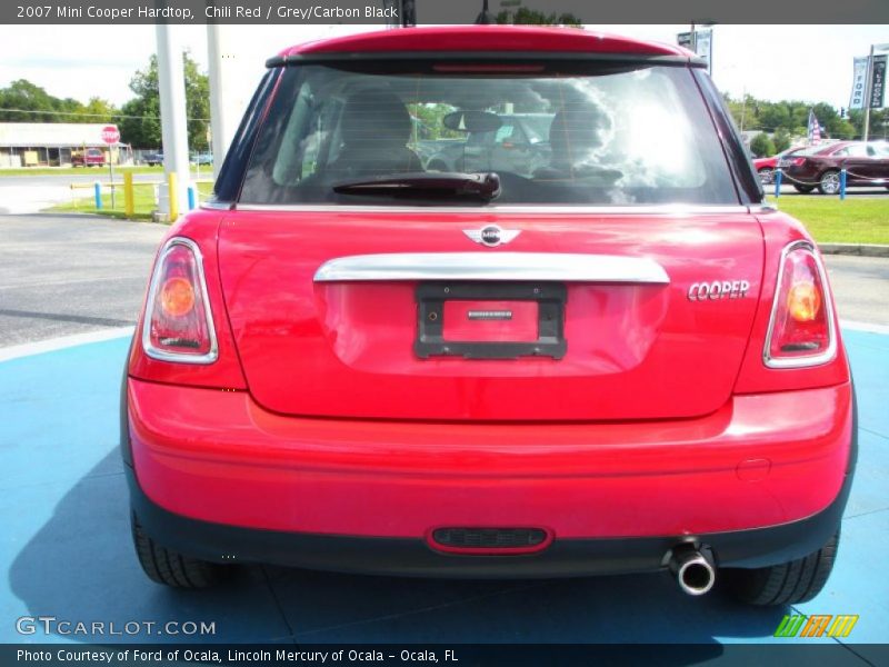 Chili Red / Grey/Carbon Black 2007 Mini Cooper Hardtop