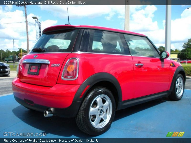 Chili Red / Grey/Carbon Black 2007 Mini Cooper Hardtop